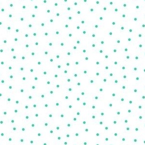 mod girl dots mint