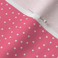 mod girl dots pink and white