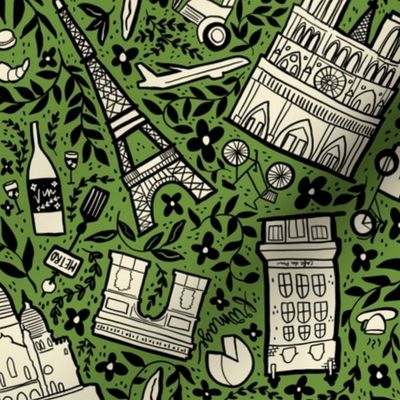 Paris adventure v.2 - green