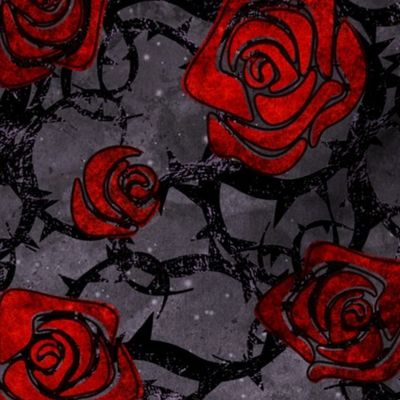 Goth Victorian Roses Large