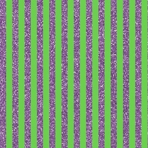 St Patricks day purple glittered stripes