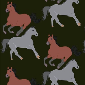 Horse Pattern by Courtney Graben