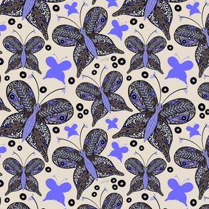 Butterfly Intricacies – Indigo