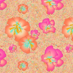 Spring Collection Terrazzo Flowers Pink