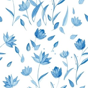 blue field-dainty