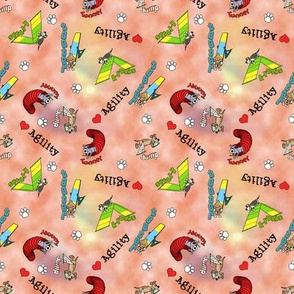 Peachy Agility Obstacle Fabric