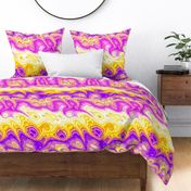 Vibrant Colorful Eclectic Eccentric Swirly Squiggly Pattern