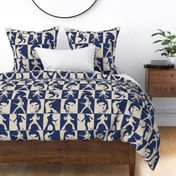 Ode to Elvis - Elvis Quilt - Navy - Design 12544746