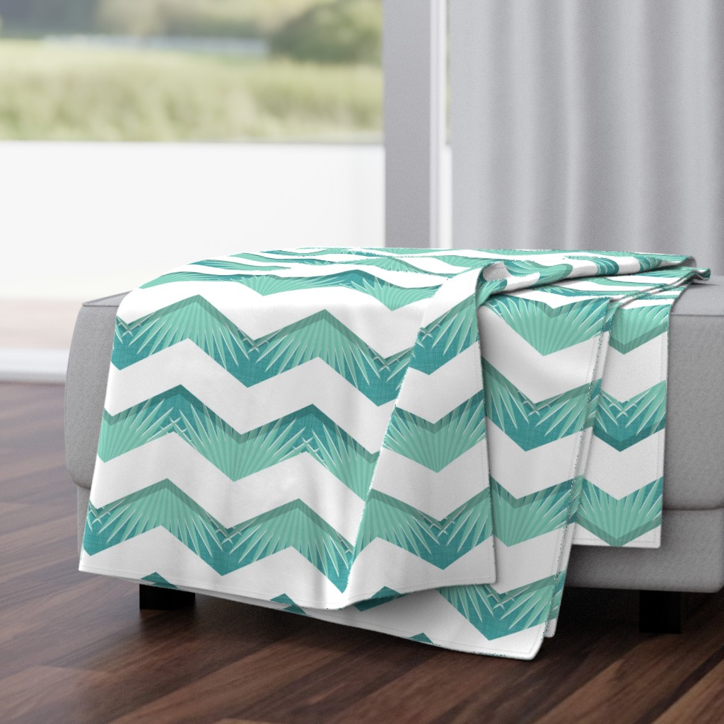 Palm Springs Chevron - Teal 