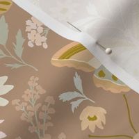 Butterfly Garden taupe