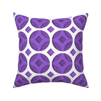 Palm Springs Circle Trellis - Purple