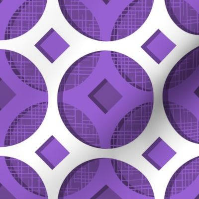 Palm Springs Circle Trellis - Purple