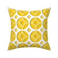 Palm Springs Circle Trellis - Yellow