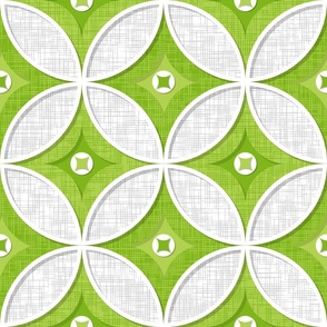 Palm Springs Circle Quilt - Green