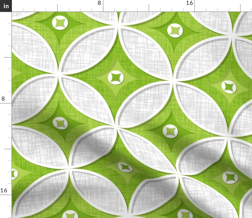 Palm Springs Circle Quilt - Green