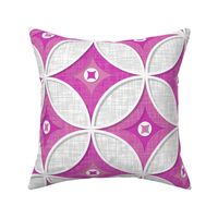 Palm Springs Circle Quilt - Pink