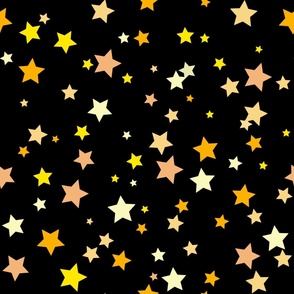 Black Yellow Stars