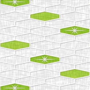 Palm Springs Hexagon Starburst - Green