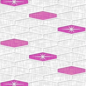 Palm Springs Hexagon Starburst - Pink