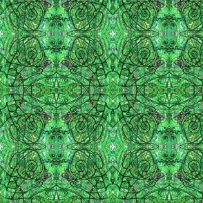 Fidget Doodle - Swirlpool Emerald Wings
