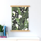 lilies of the valley and calla lily wallpaper