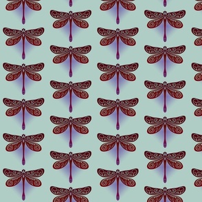 Dragonfly-DoubleCurves-BugundyPurpleSage
