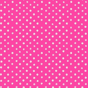 Daisy Dots Designerspr22 Hot Pink Small