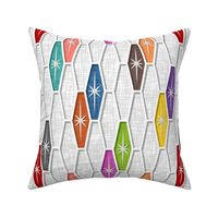 Palm Springs Starburst Hexagons - Colorful 