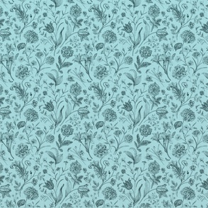 Tourquise toile pattern