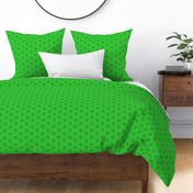 light green with green linen polka dots