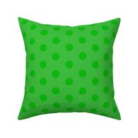 light green with green linen polka dots