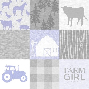 Farm Girl Quilt - purple