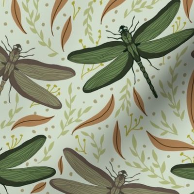 Vintage prairie dragonflies