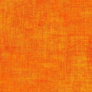 Bright Poppy Orange with faux canvas texture