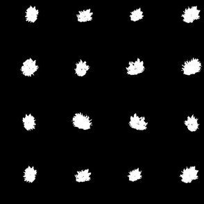 Black and white spot dot pattern