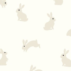 easter bunnies - neutral LARGE SCALE 