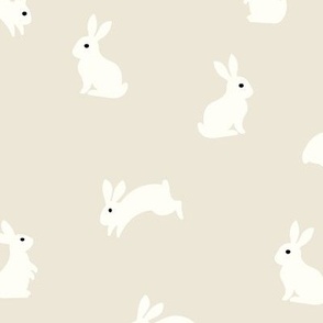 bunny rabbits - beige  LARE scale 