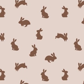 chocolate easter bunnies - blush 