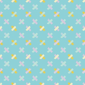 Washi Tape Crosses in Pool | 6" Repeat