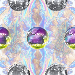 Disco Balls Psychedelia -Large Version