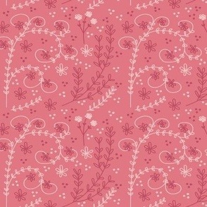 Soft Pink Paisley