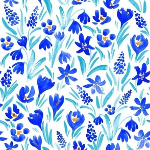 Blue primroses, 2