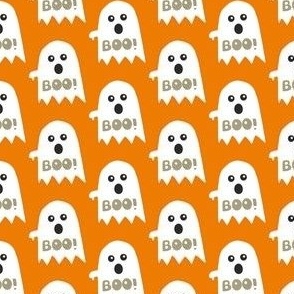 boo halloween ghost - cute fall pun
