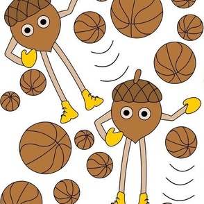 Basketball Nut White