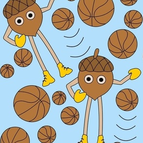 Basketball Nut Blue