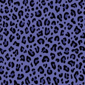 ★ LEOPARD PRINT in PERIWINKLE PURPLE (Very Peri) ★ Small Scale / Collection : Leopard Spots – Punk Rock Animal Print 
