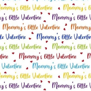 mommy's little valentine - multicolor