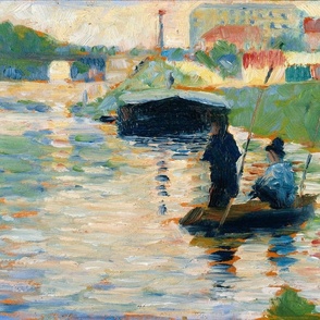 VIEW OF THE SEINE - GEORGE SEURAT