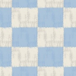 Checker blue and white