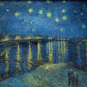 STARRY NIGHT OVER THE RHONE -  VAN GOGH